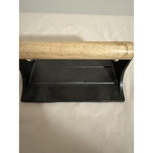 Bacon Press‎ Cast Iron Kitchen Collection 2005 Wood Handle Burger